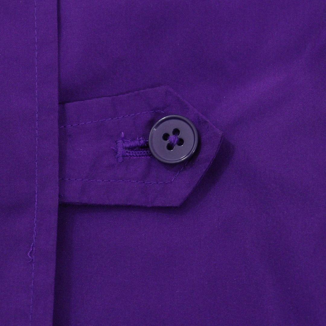 【美品】ラルフローレン トレンチコート シルク100% パープル 紫 ベルト