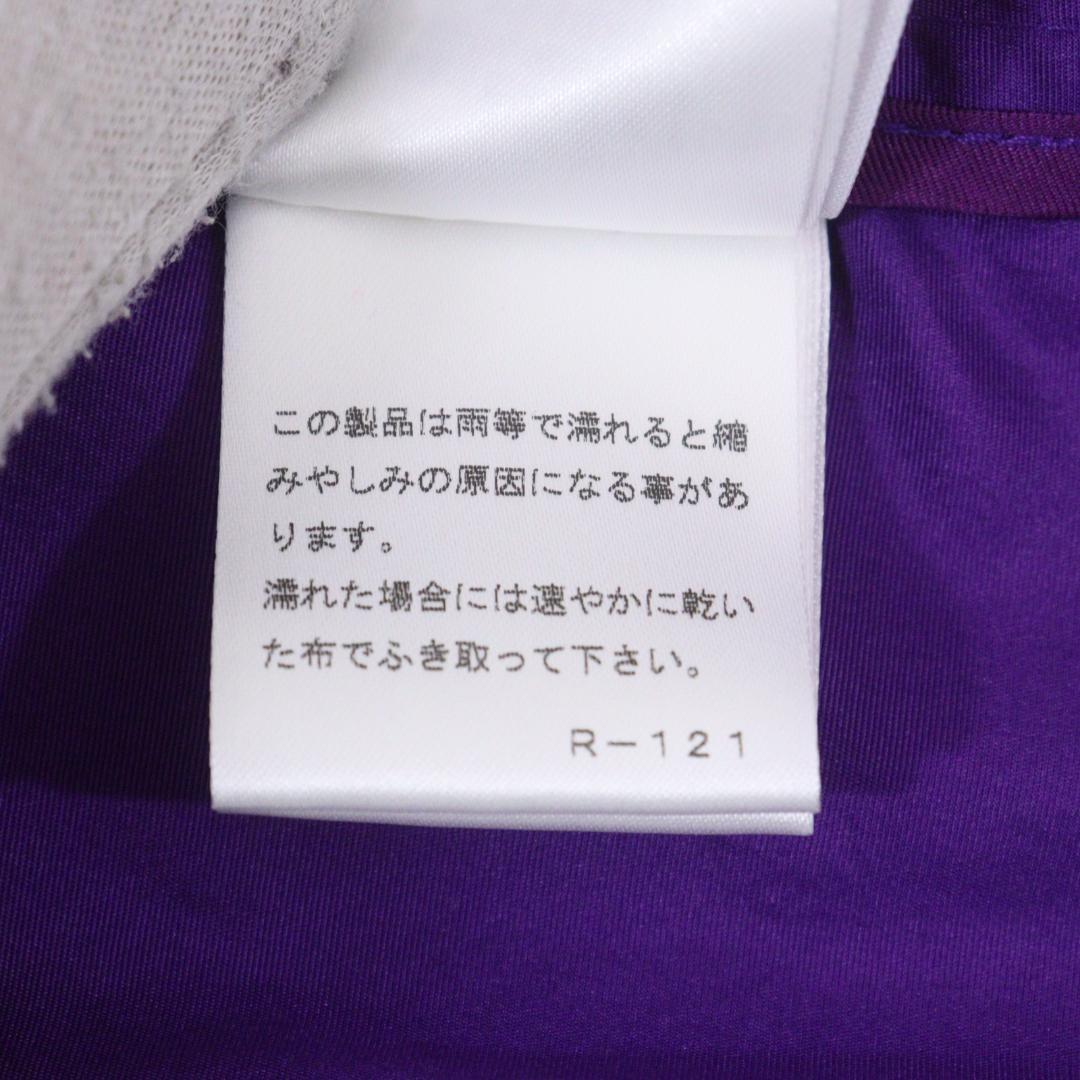 【美品】ラルフローレン トレンチコート シルク100% パープル 紫 ベルト