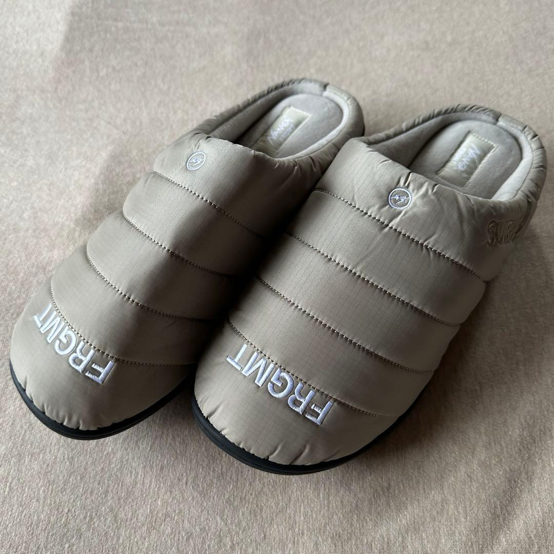 2新品 NANGA FRAGMENT SUBU ウィンター サンダル ベージュ