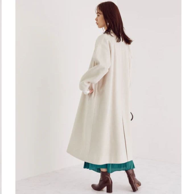 最終値下げ！《ほぼ新品✨️》ROPE　ロペ　スタンドカラー　ロングコート