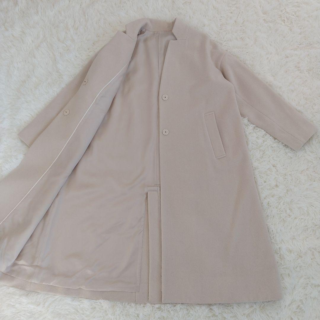 最終値下げ！《ほぼ新品✨️》ROPE　ロペ　スタンドカラー　ロングコート