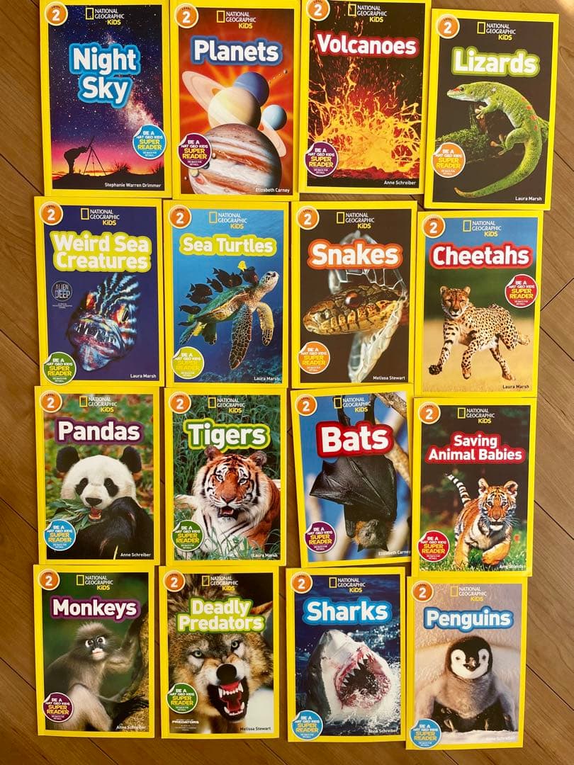 National Geographic Kids L1-3英語絵本125冊セット