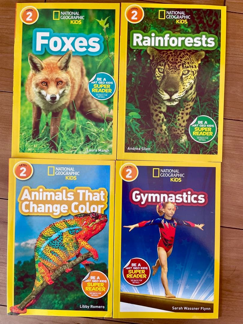 National Geographic Kids L1-3英語絵本125冊セット