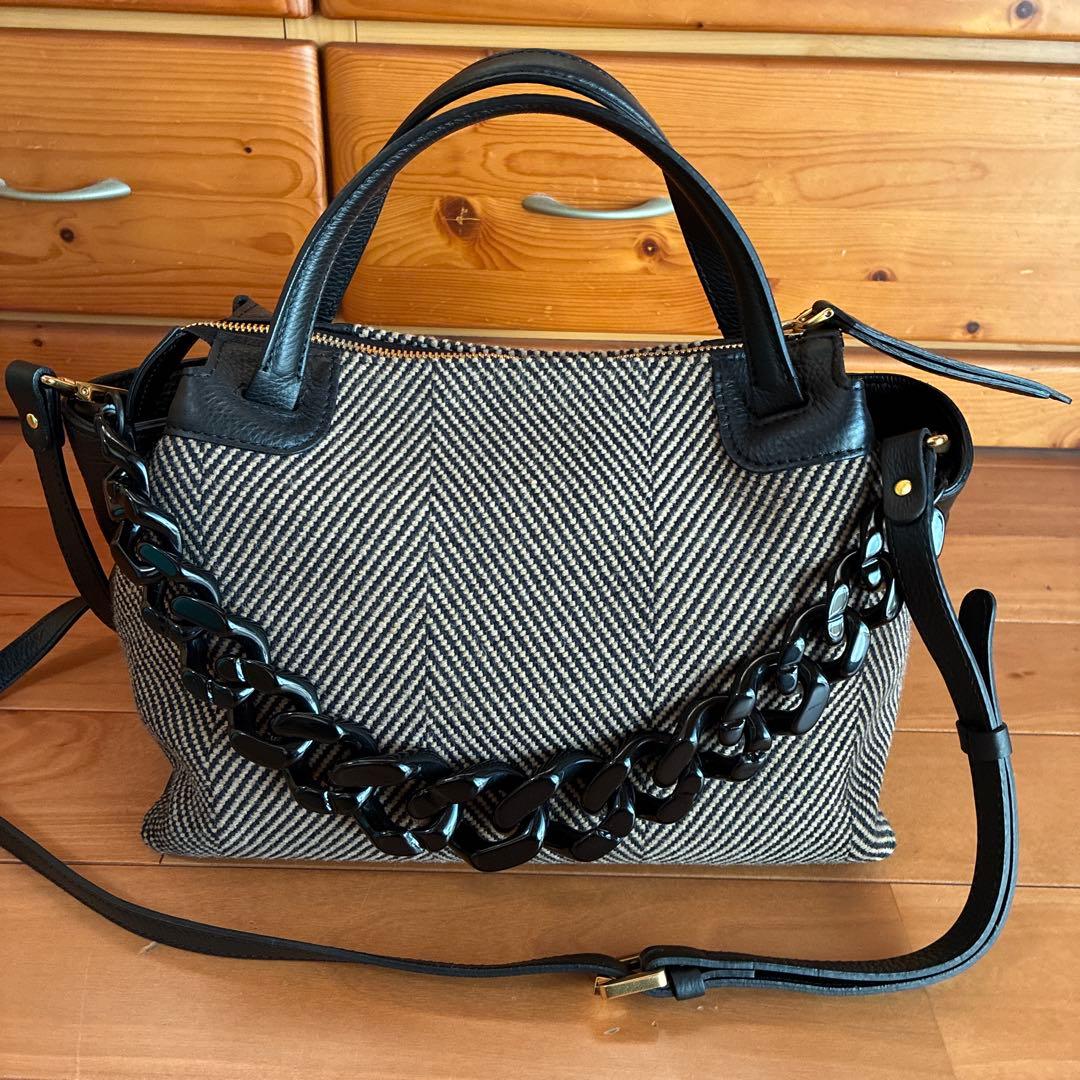 ジャンニキャリーニ　オリガミ2wayバッグ