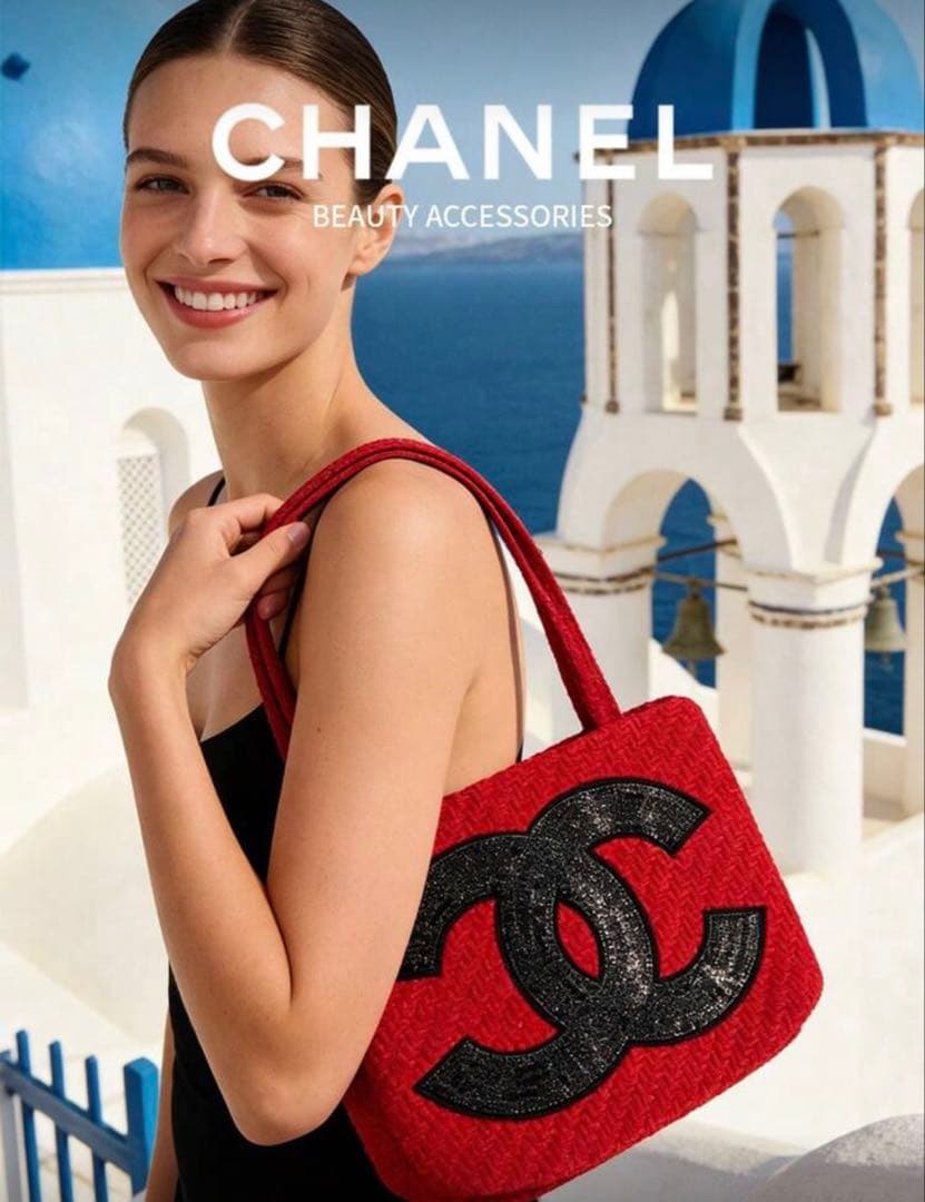 T*た様 新品未使用♡CHANEL ノベルティトートバッグ ビッグココマーク レ