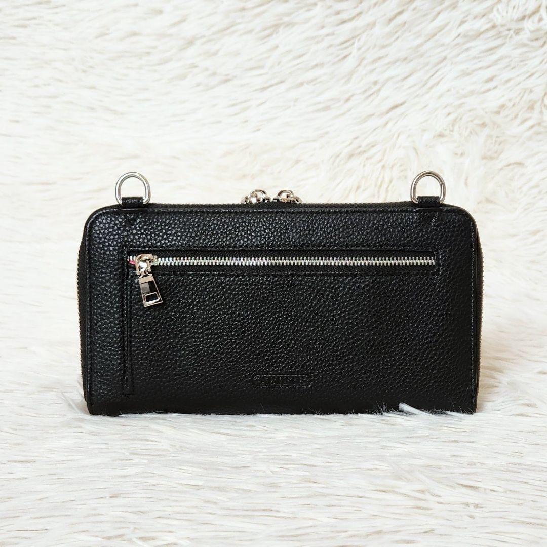 《未使用》ABISTE アビステ ビジュー付き ウォレット ショルダーバック