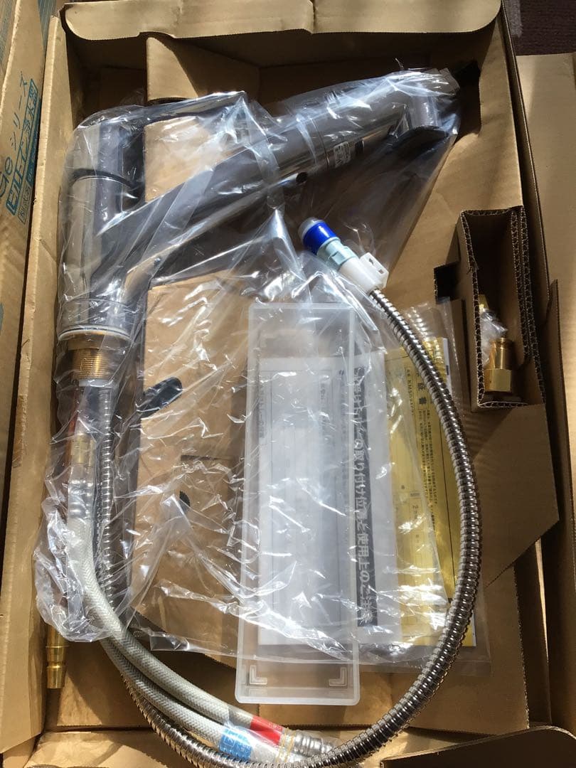 【新品・未使用品】キッチン混合水洗　KVK KM5021TEC