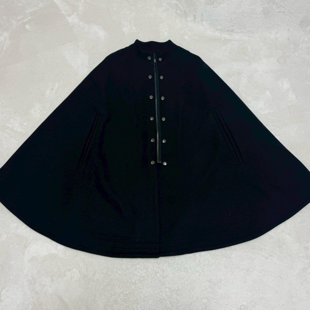 モモ MARY QUANT マリークワント　アーカイブ　ポンチョコート　M