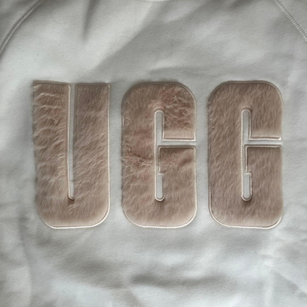 未使用UGG ホワイト スウェット トレーナー S