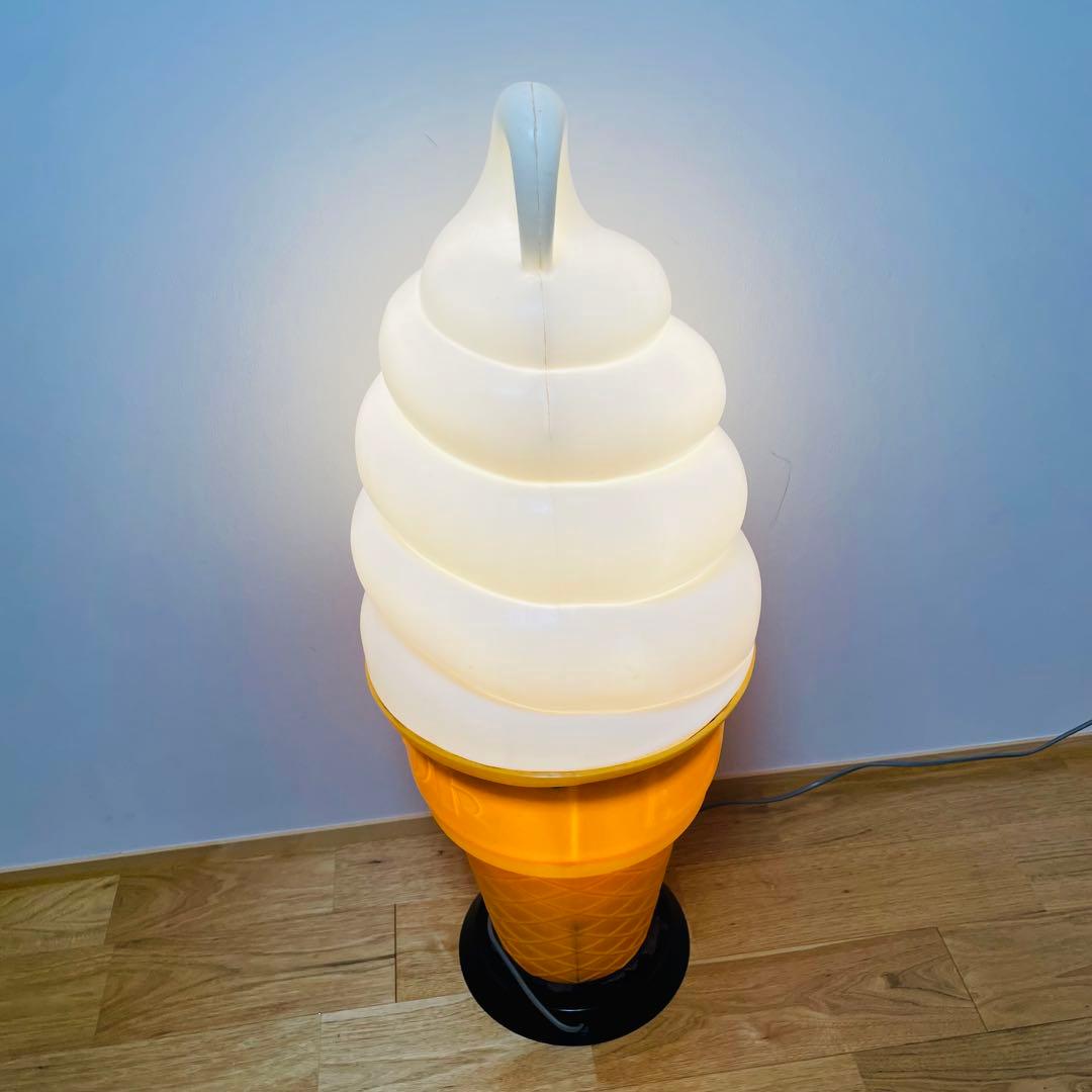 看板 ソフトクリーム 照明 業務用 ライト 置物 アイス