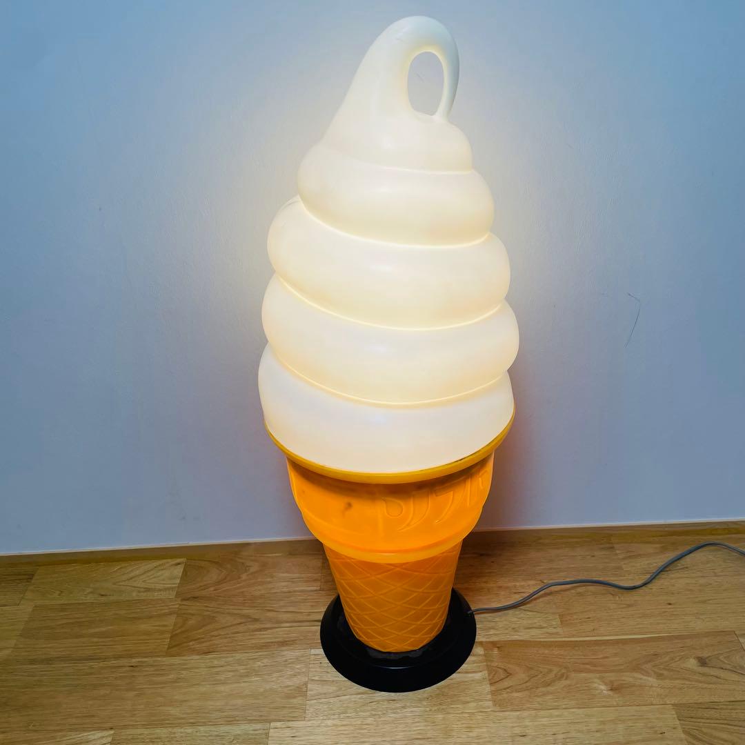 看板 ソフトクリーム 照明 業務用 ライト 置物 アイス