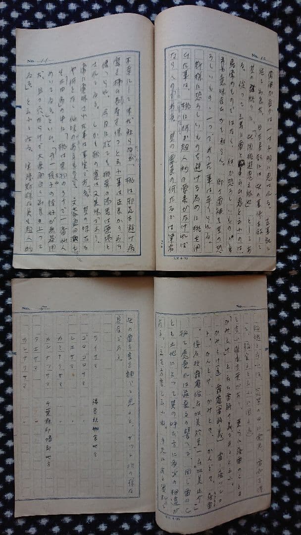 12冊 戦前民俗学論考原稿『雷に就いての12篇』民間伝承 民俗学 柳田国男 気象