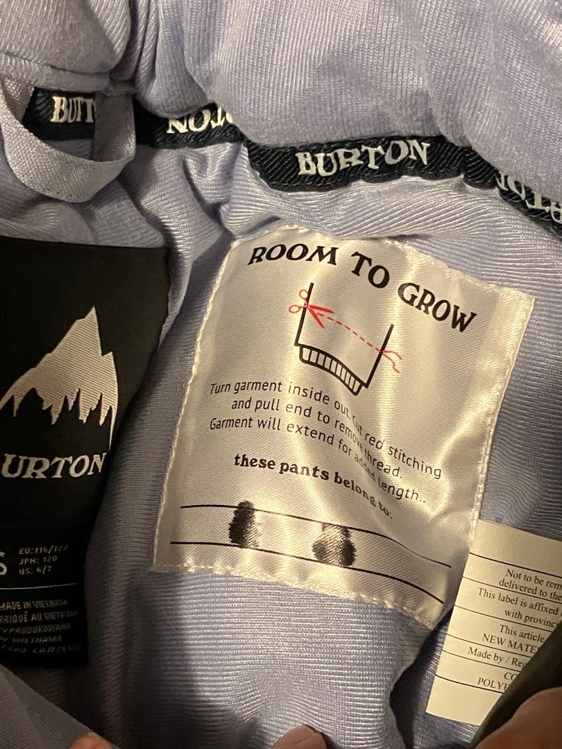 BURTON スキーウェアセット レインボー120