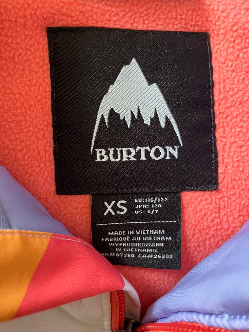 BURTON スキーウェアセット レインボー120