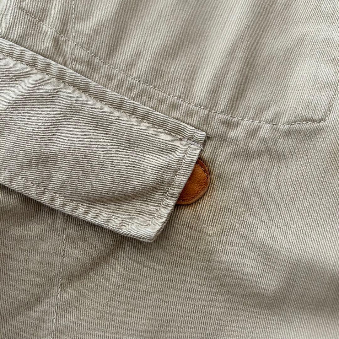 45RPM コットン テーラードジャケット カバーオール ベージュ 4 裏地カモ