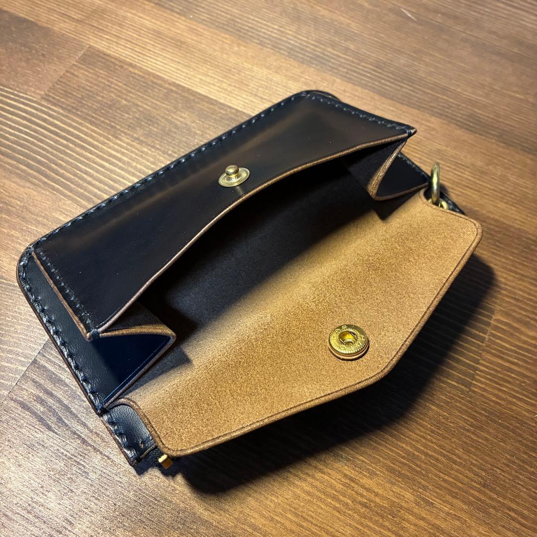 フラグメントケース　トラッカーウォレット　MARYAM社　ホースバット　茶芯