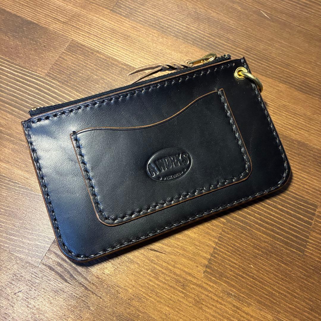 フラグメントケース　トラッカーウォレット　MARYAM社　ホースバット　茶芯