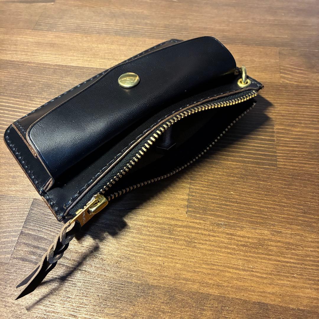 フラグメントケース　トラッカーウォレット　MARYAM社　ホースバット　茶芯