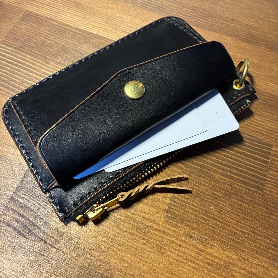 フラグメントケース　トラッカーウォレット　MARYAM社　ホースバット　茶芯