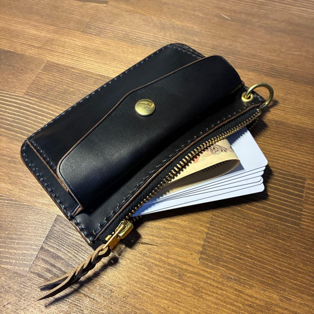 フラグメントケース　トラッカーウォレット　MARYAM社　ホースバット　茶芯