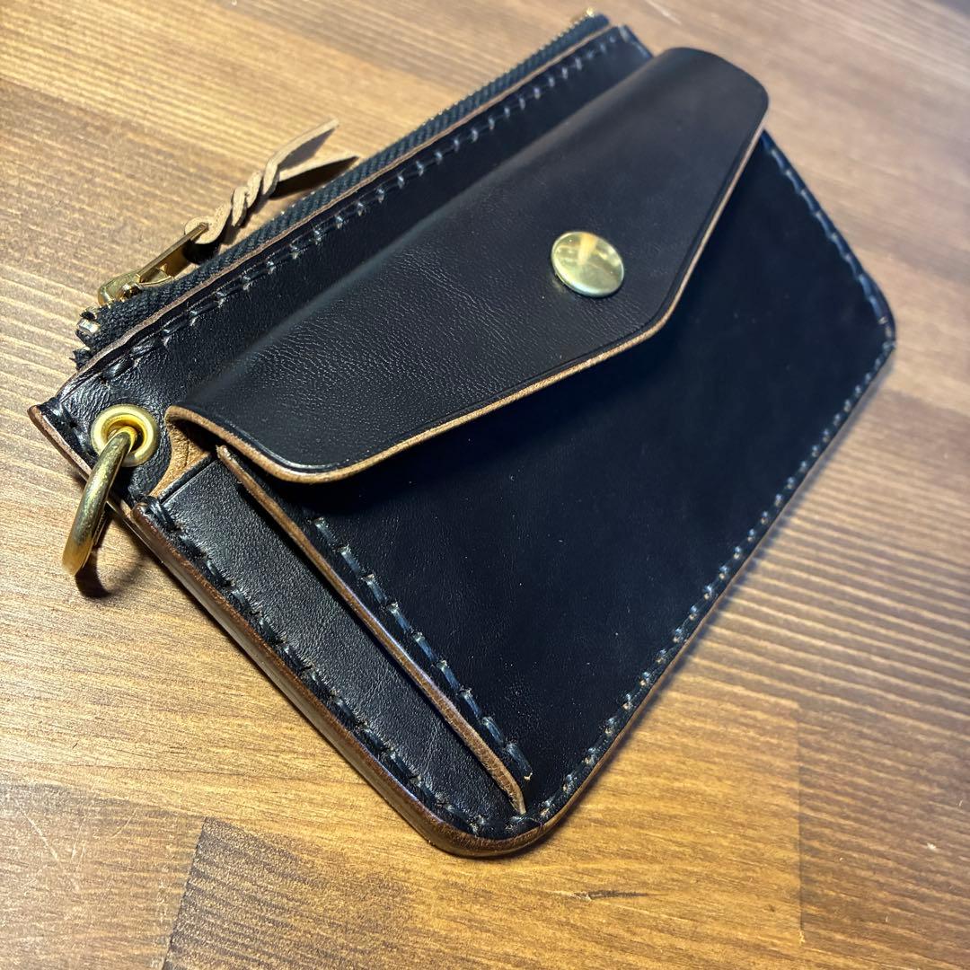 フラグメントケース　トラッカーウォレット　MARYAM社　ホースバット　茶芯