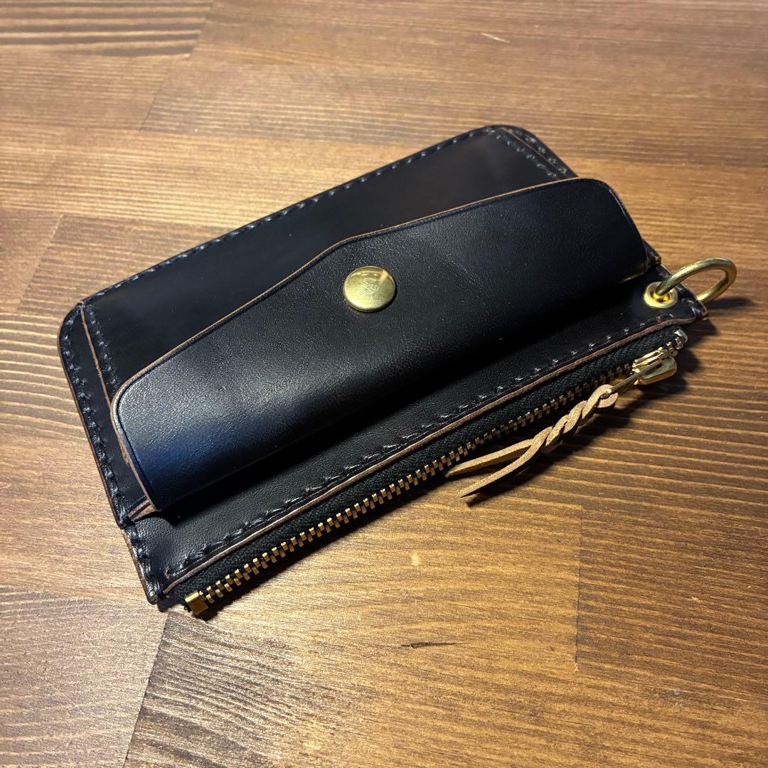 フラグメントケース　トラッカーウォレット　MARYAM社　ホースバット　茶芯