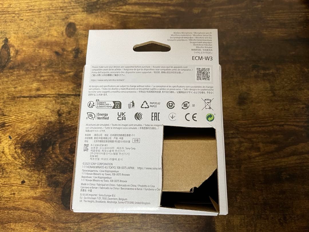 【値下げ中】SONYカメラ用ワイヤレスマイクECM-W3