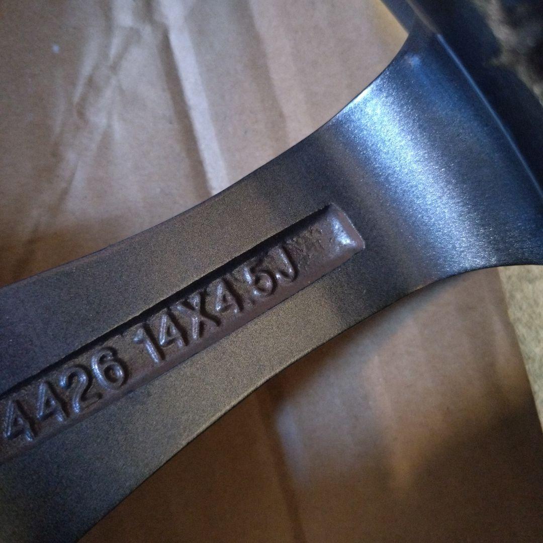 14インチ社外アルミホイール、4枚セット MOVEやワゴンRに、状態良好です。