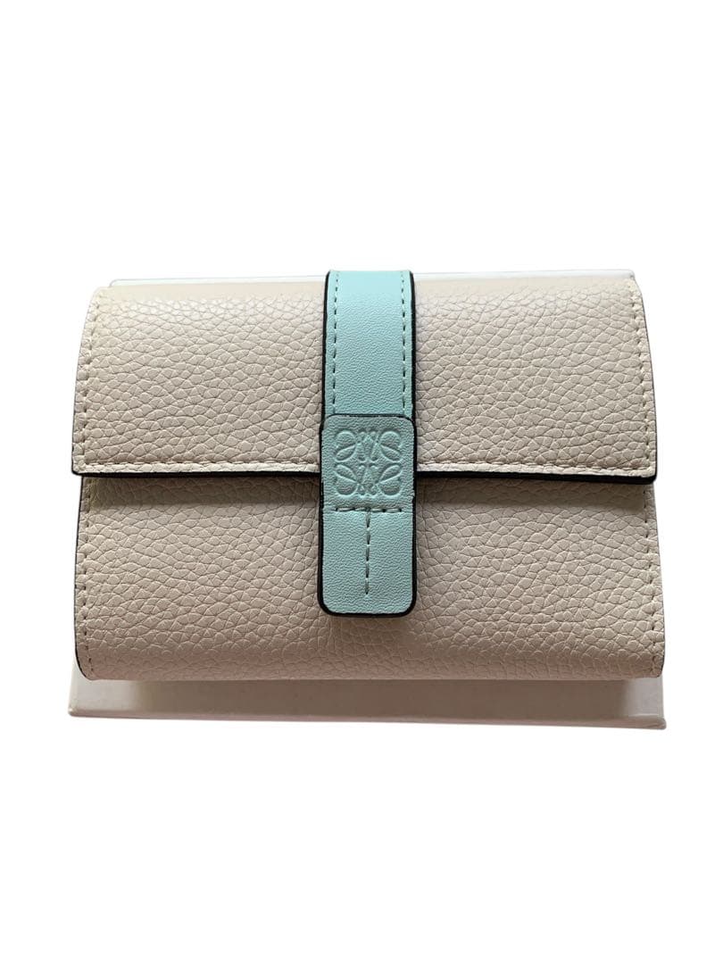 LOEWE バーティカルウォレット 美品 オフホワイト