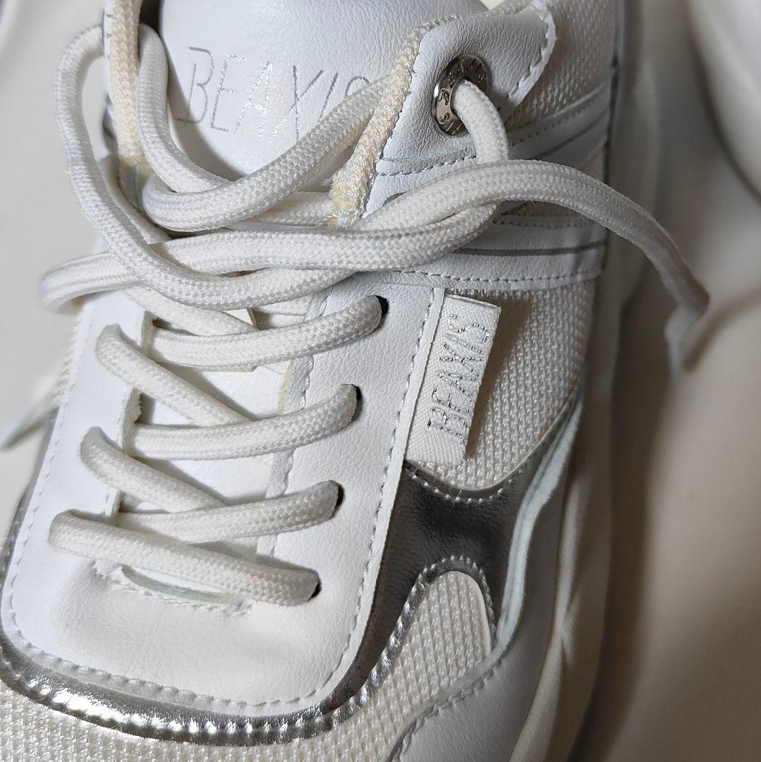 【美品】ビーアクシス BEAXIS ウエイトコア L 24.5㎝〜25.0㎝　白