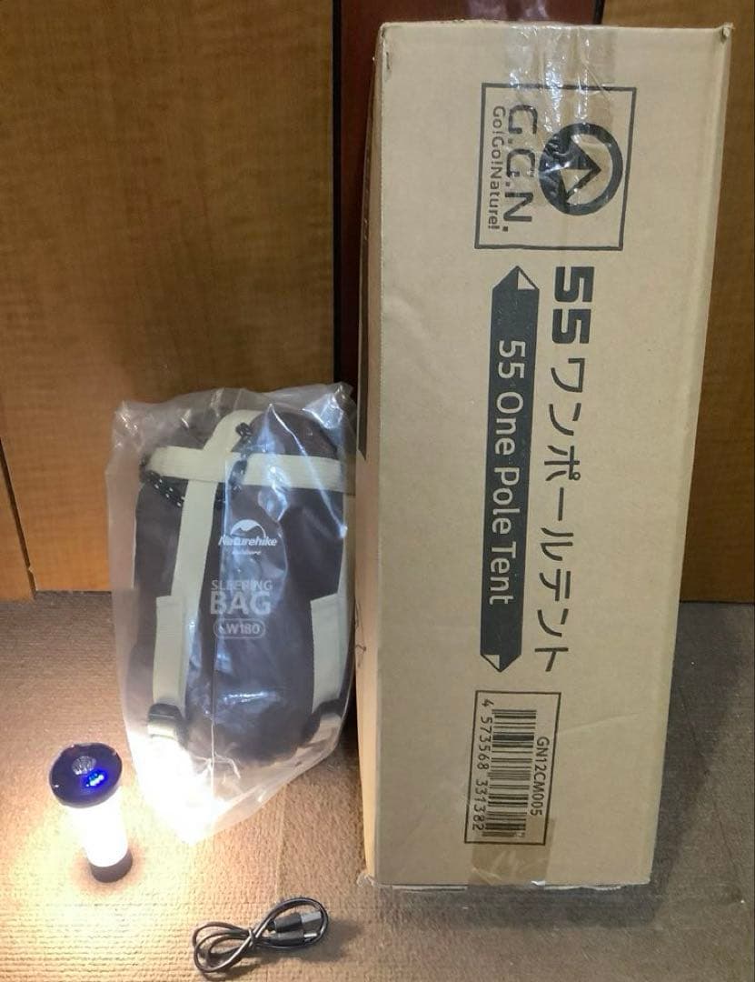 【新品】GGN ワンポールテント & Naturehike シュラフセット