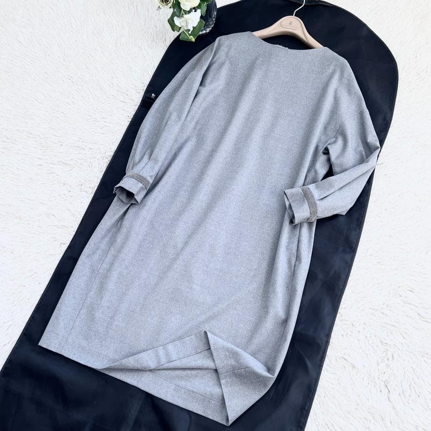 未使用★FABIANA FILIPPI ★モニーレ★上質ウール★ロングワンピース