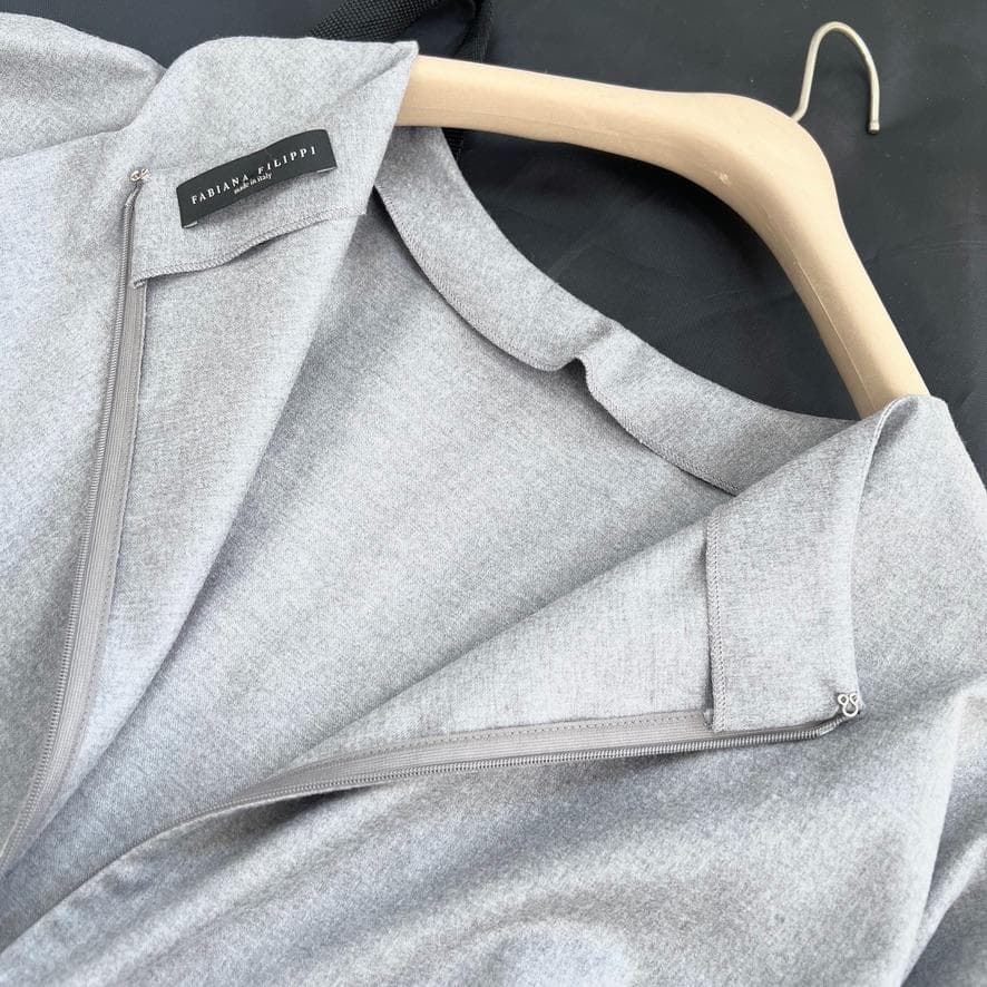 未使用★FABIANA FILIPPI ★モニーレ★上質ウール★ロングワンピース