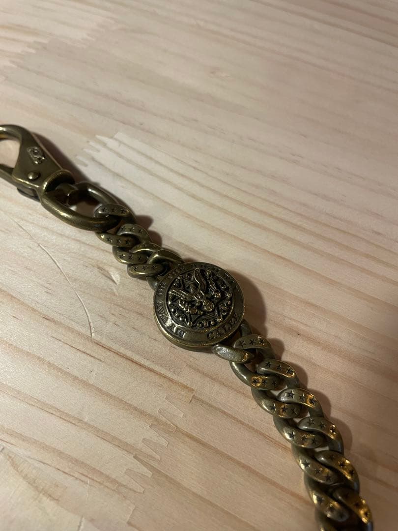 廃盤 CALEE キャリー ウォレットチェーン 真鍮製