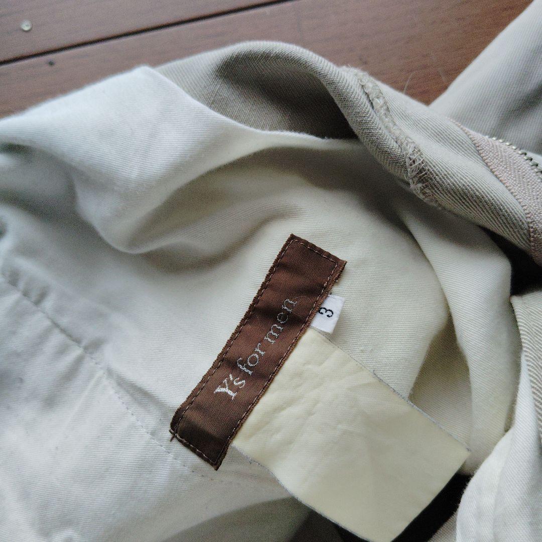 Y's for men ベージュ チノパン
