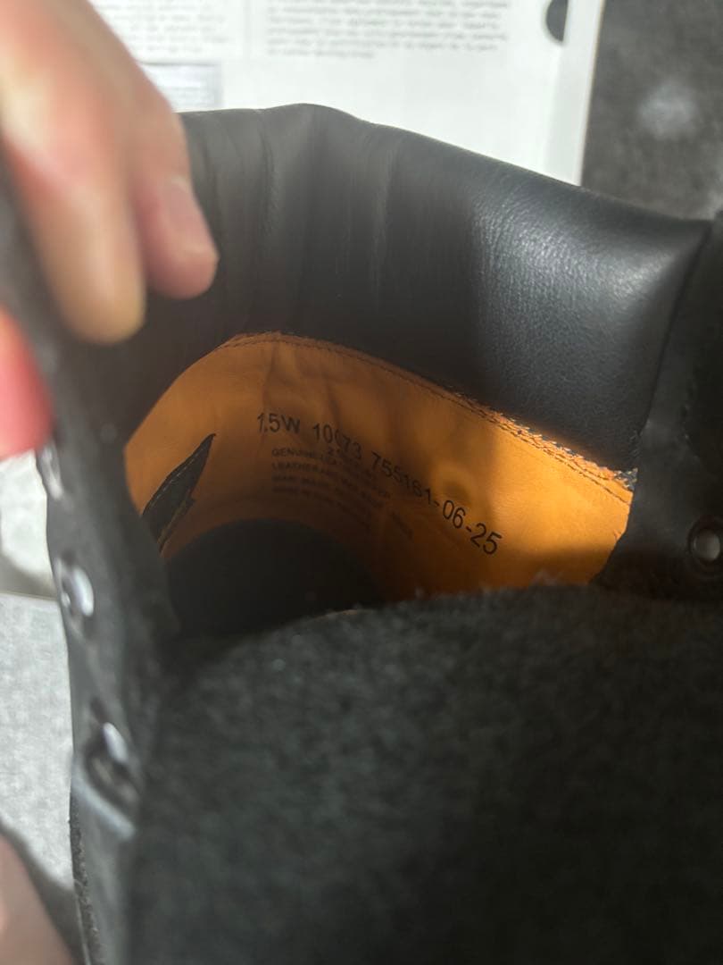 Timberland 6インチ プレミアム ウォータープルーフ ブーツ 黒