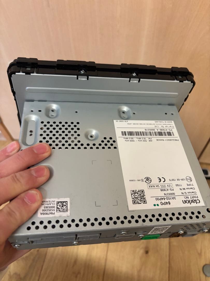 Clarion PS-4780B カーナビ　スズキ純正7インチナビ