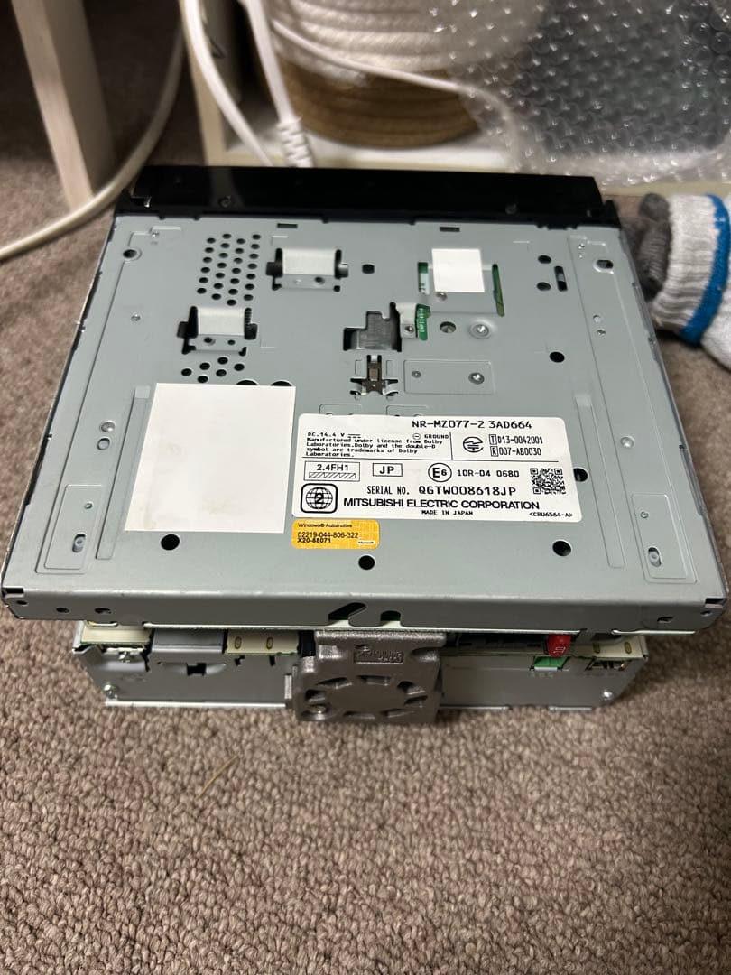 MITSUBISHI NR-MZ077 カーナビ 2016年地図データ