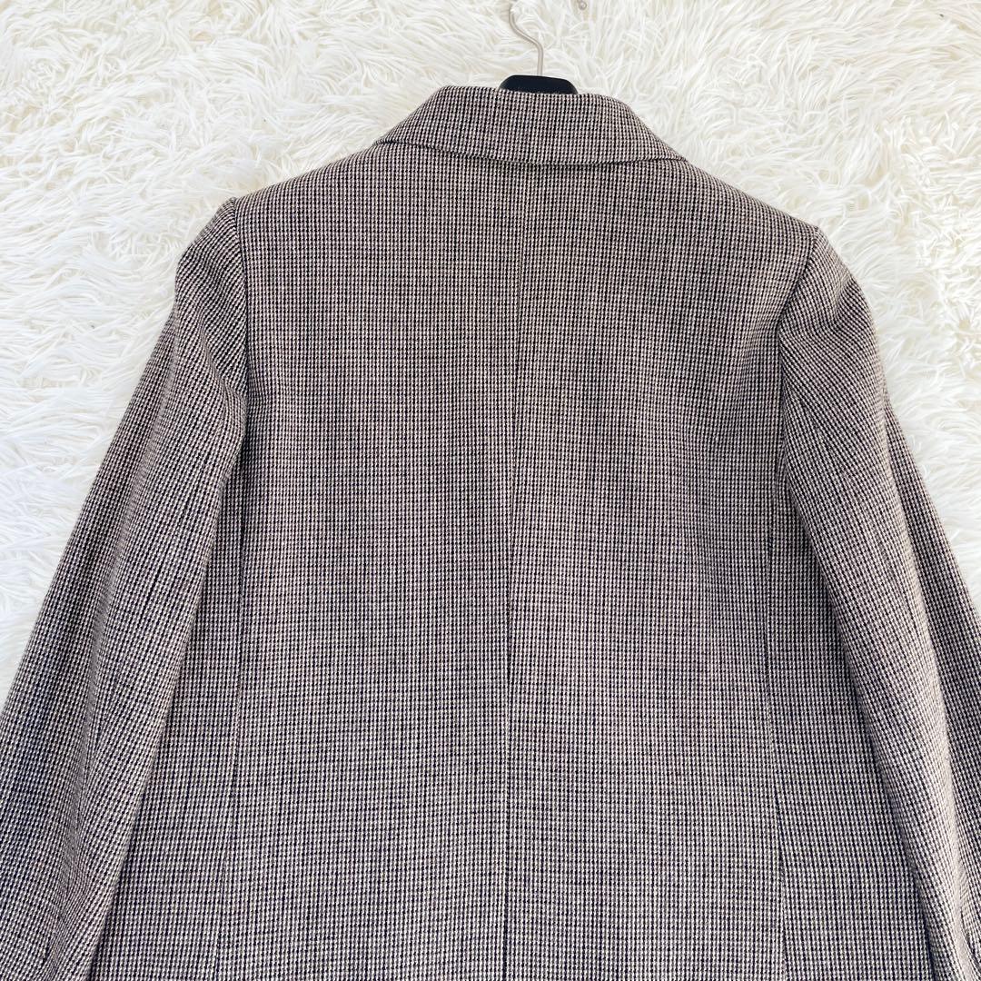 ミラ オーウェン　チェック金釦ダブルブレストブレザー　今季25年