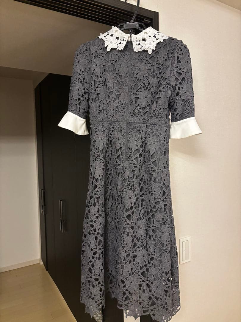 Leja ブルーレース ワンピース