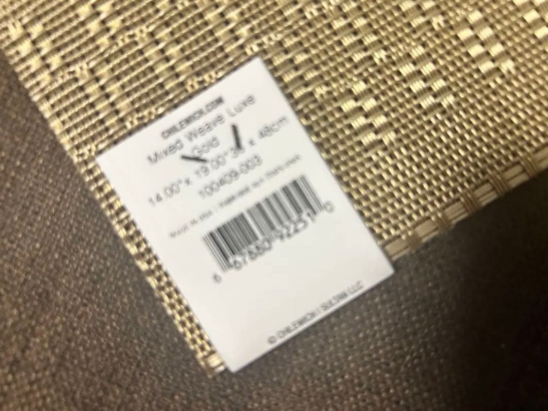 タグ付き！チルウィッチ　ランチョンマット4枚セット新品未使用　Chilewich