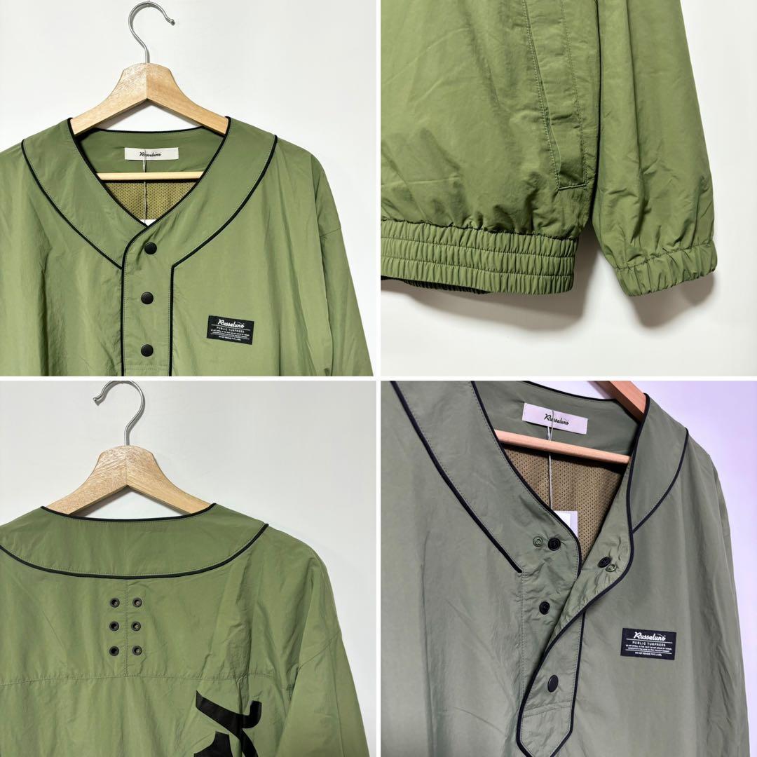 ラッセルノ ゴルフ B.B Vネック プルオーバー セットアップ カーキ M 4