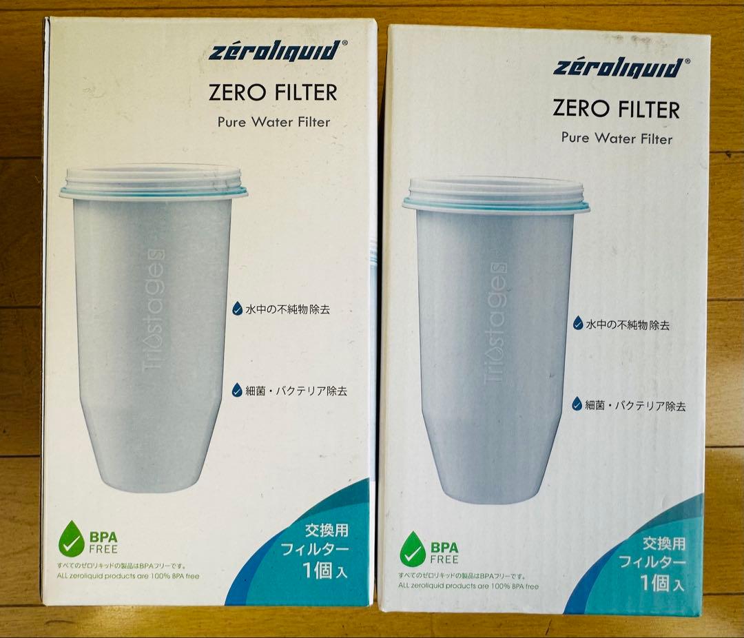 ZERO PITCHER ゼロピッチャー 型浄水器とフィルター3本