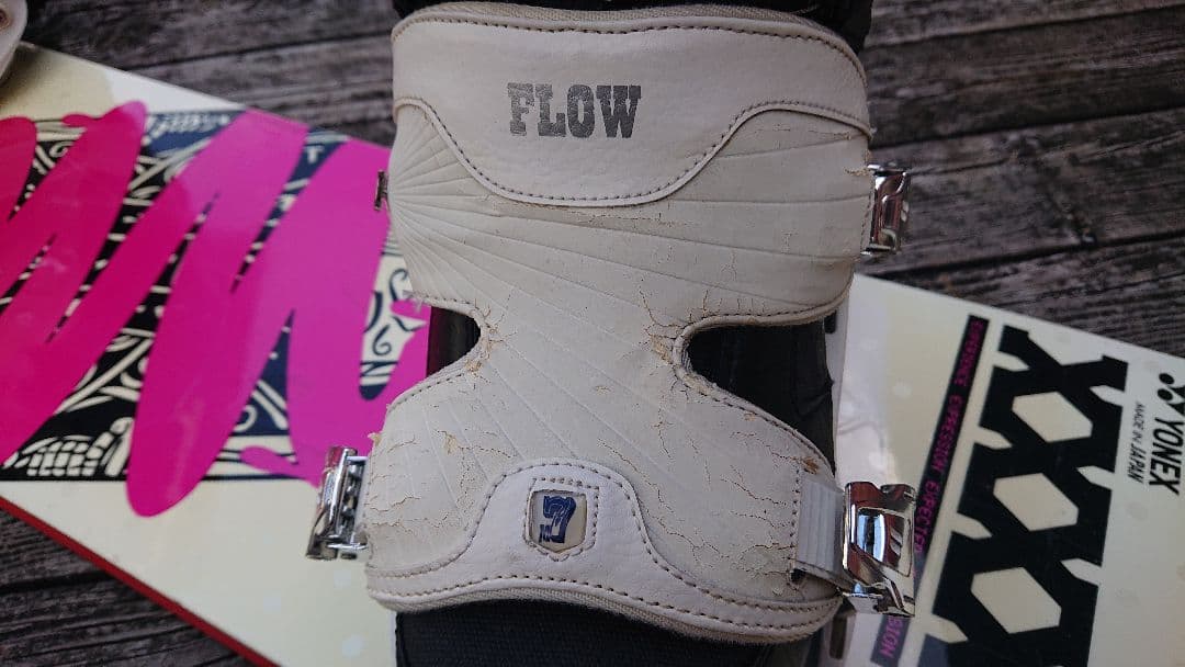 スノーボード3点セット ヨネックス YONEX 4XP 155 FLOW 275