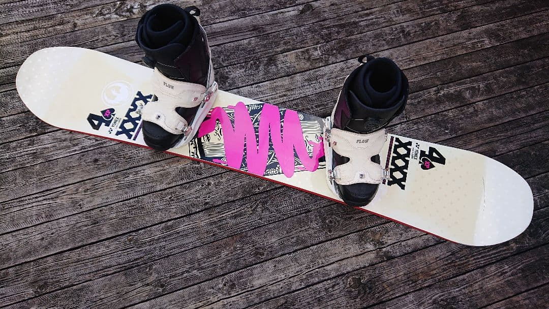 スノーボード3点セット ヨネックス YONEX 4XP 155 FLOW 275