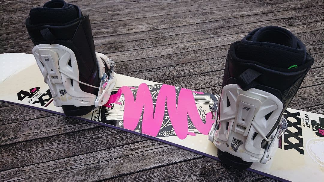 スノーボード3点セット ヨネックス YONEX 4XP 155 FLOW 275