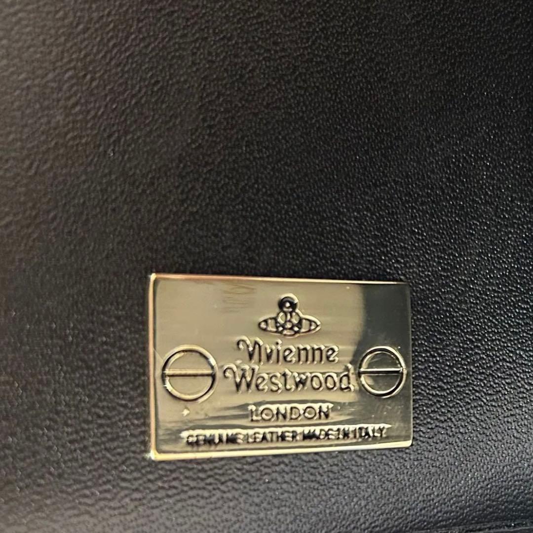 【ショッパー付き】VivienneWestwood♡三つ折財布　エナメルブラック