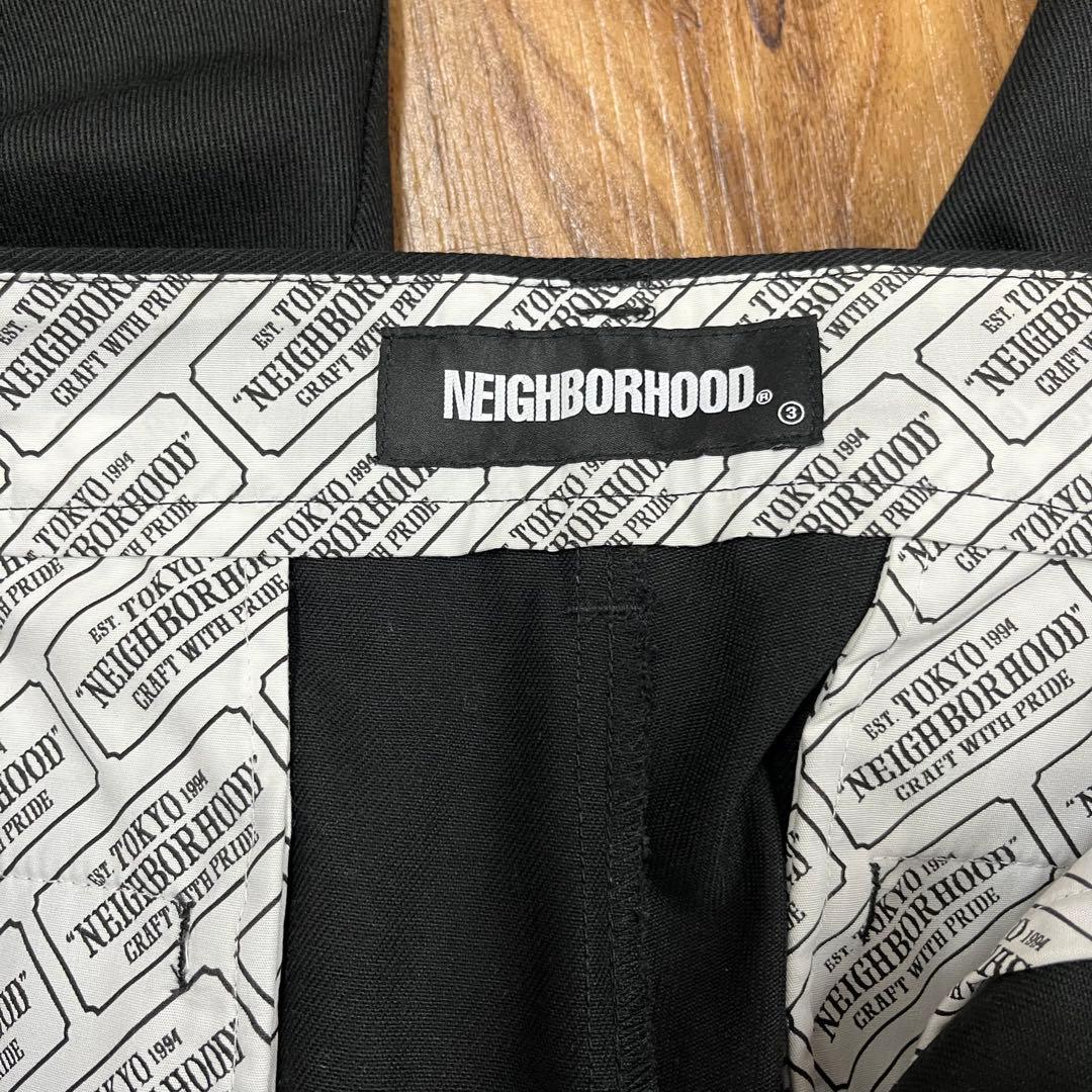 美品　ネイバーフッド　スリム　ワークパンツ　フリスコパンツ　3 ブラック