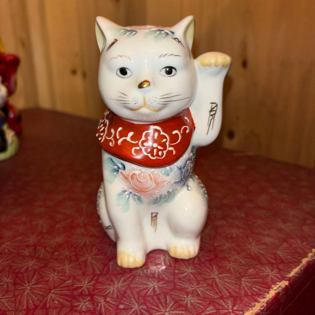 伊万里焼 招き猫