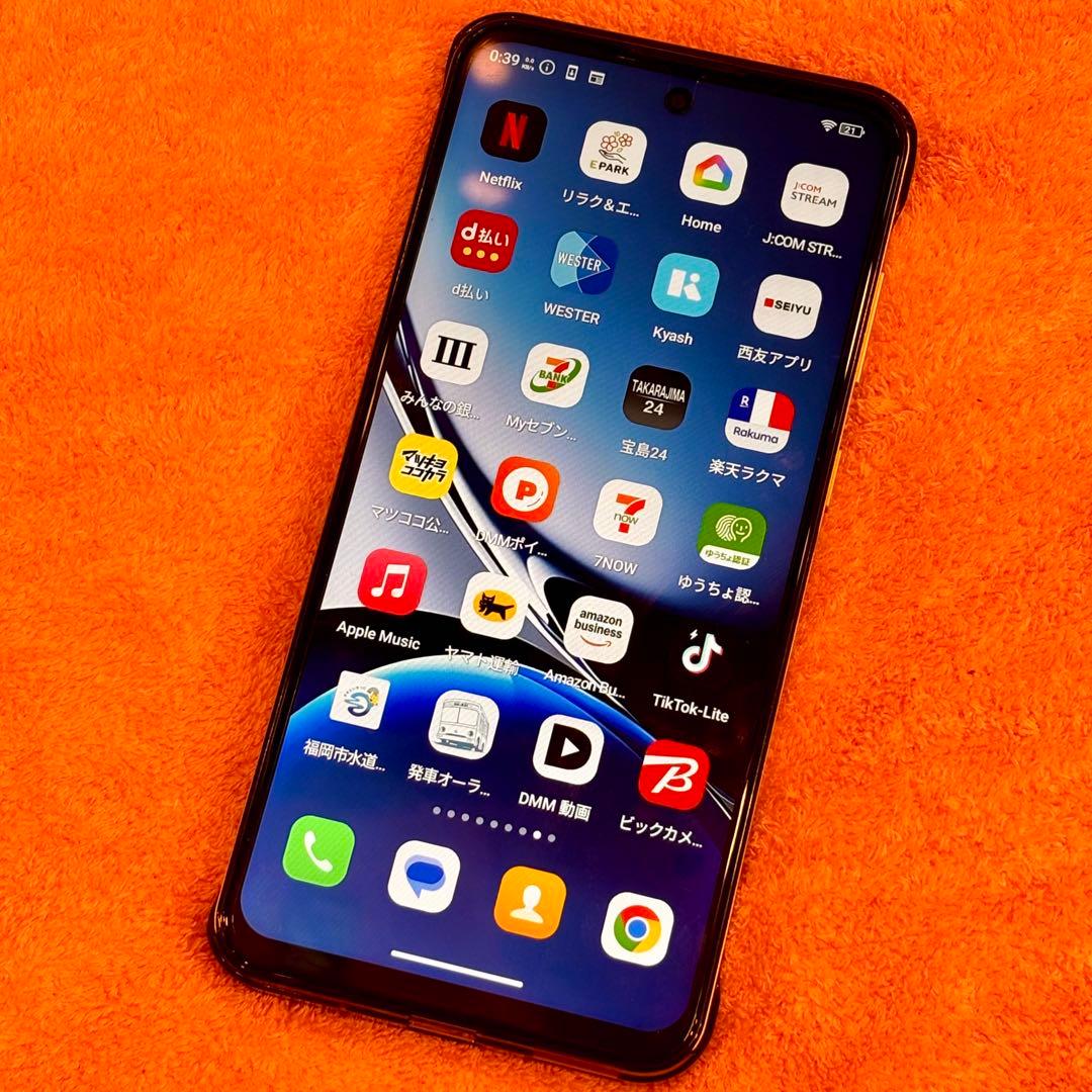 超大画面！7.2㌅120Hz OUKITEL C69 ゴールド 6,000mAh